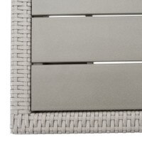 Portofino® Casual Aluminum Dining Table - Gray